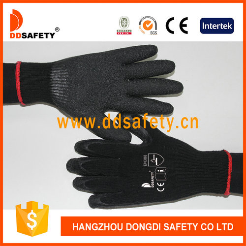 Knitted with latex glove Knitted with latex glove